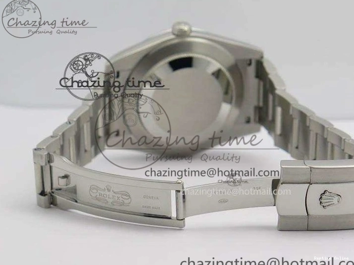 0406 EasyCare DateJust 41mm 126334 Noob 1:1 Best Edition Fluted Bezel Silver Dial On SS Oyster Bracelet A 3588